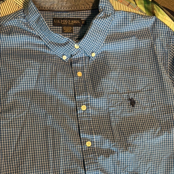 U.S. Polo Assn. Other - Men’s US Polo Association Blue Button Down Shirt XL